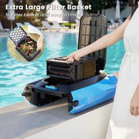 PX1 Robot Skimmer Solaire pour Piscine – Robot Intelligent Automatique