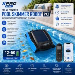 PX1 Solar Powered Pool Skimmer Robot – Slimme Automatische Zwembadrobot