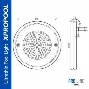 Lámpara LED Piscina PRO LINE 15 mm | RGBW, RGB y Blanco Cálido