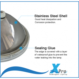 XPRO-SM150RGB - PAR-56 12V / 18W RGB LED - lámpara de recambio para piscinas - 