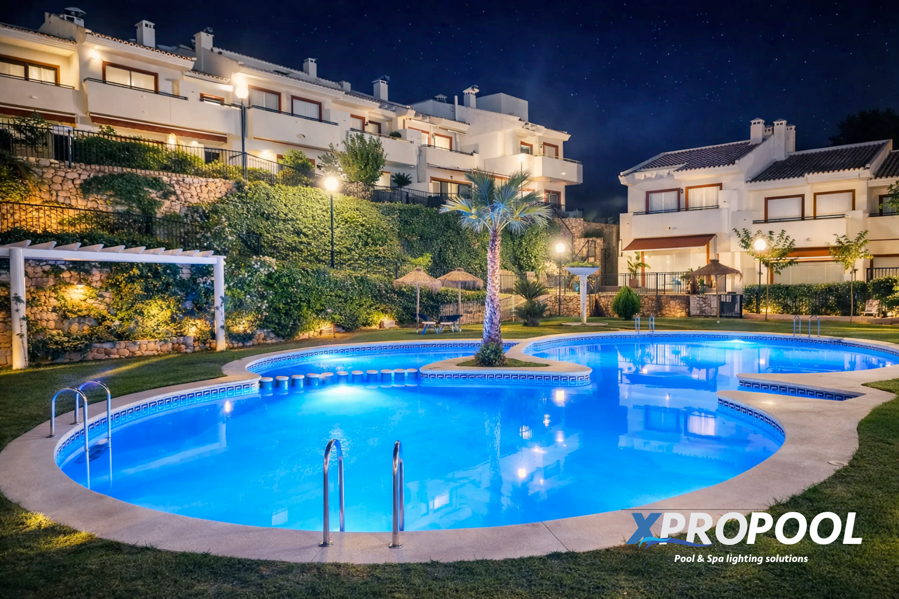 Urbanization Alicante – Swimming Pool Lighting Upgrade