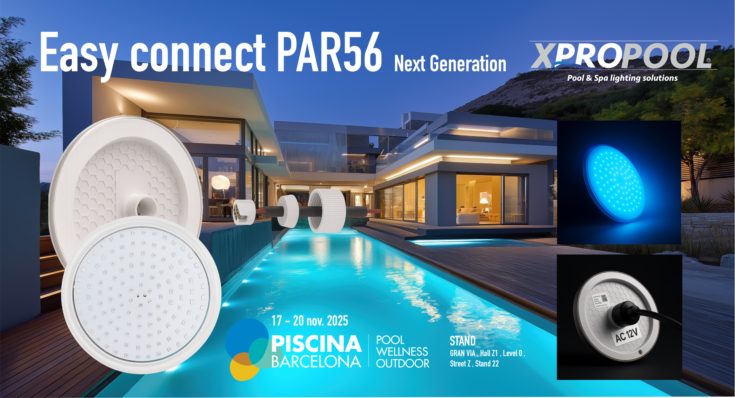 PAR56 Easy Connect – The New Generation of Pool Lights Without Installation Hassle