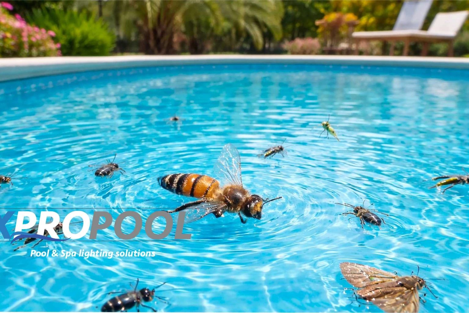 Pourquoi les piscines attirent-elles les insectes ?
