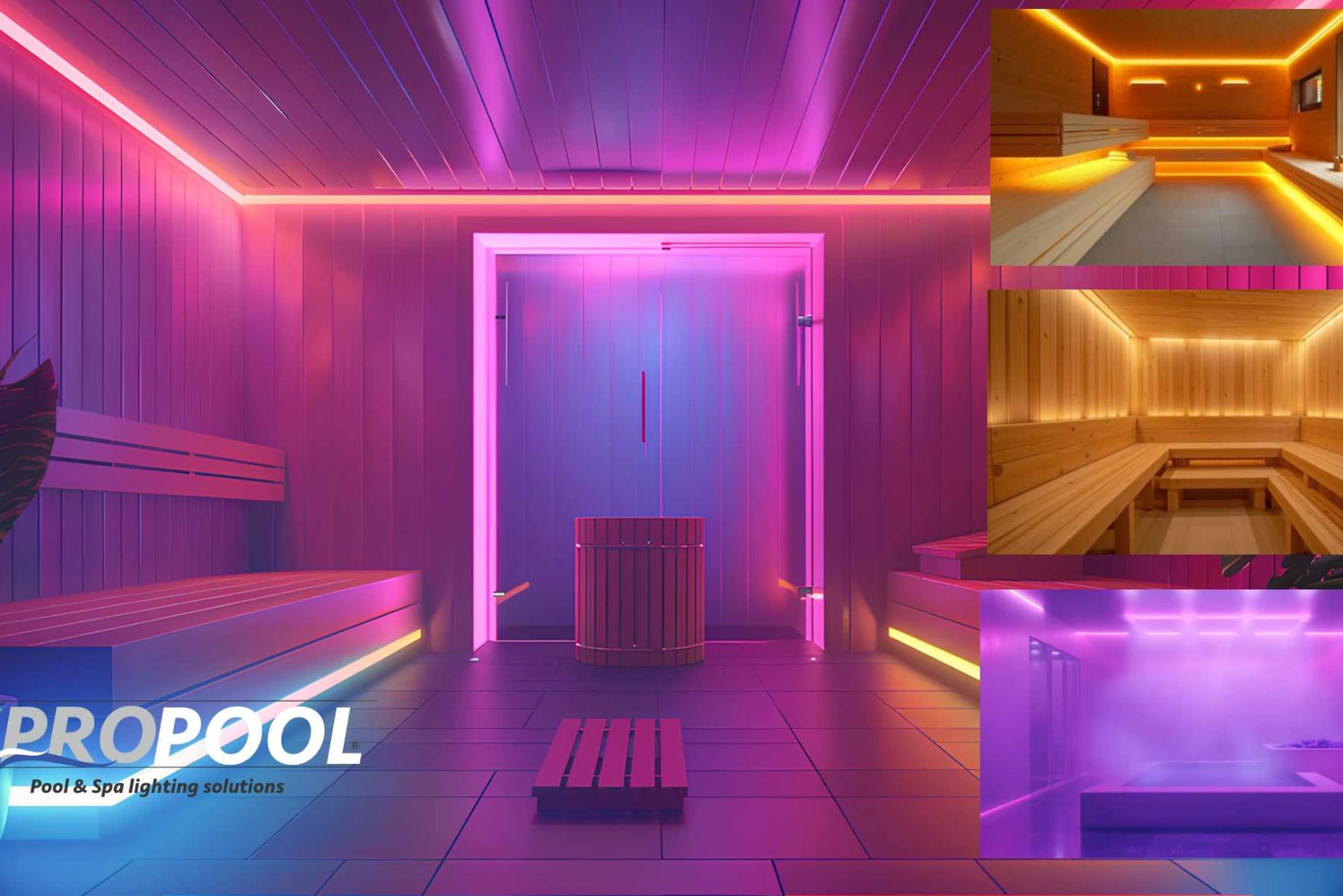 L’Éclairage LED pour Sauna