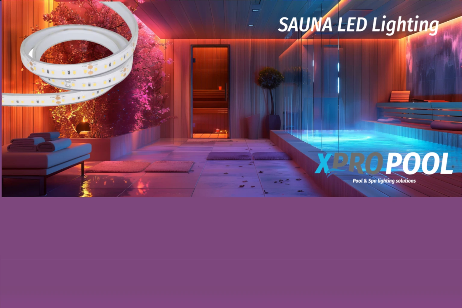 Éclairage de sauna